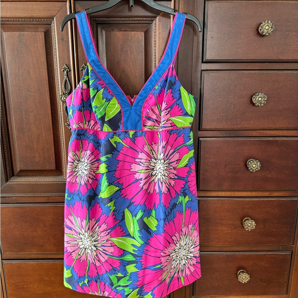 Lilly Pulitzer floral silk dress